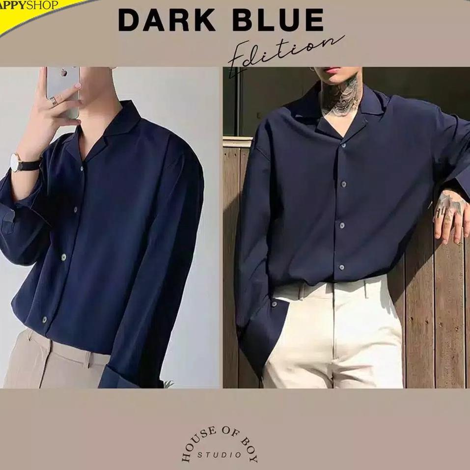 vn❀Terupdate✤➴ Kemeja Panjang Oversize BASIC COLOUR Ala Korea, Kemeja Panjang Unisex Korean Style, K