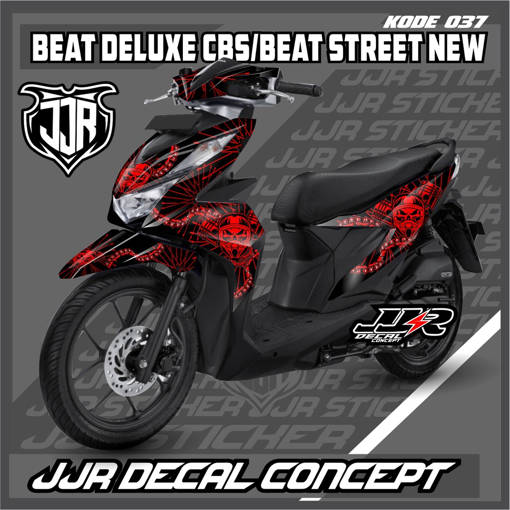 Stiker Decal  Honda New Beat street 2020-2021 stiker honda beat new street  full body-BEAT DELUXE