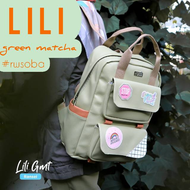 TAS RANSEL M LILI RUMAH WARNA
