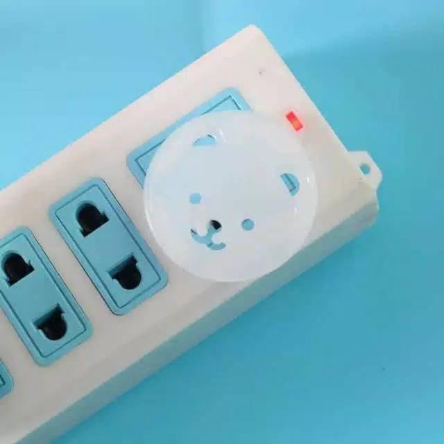 1 Pcs Pelindung Colokan Listrik Pengaman Stop Kontak Bayi Plug Protector Motif