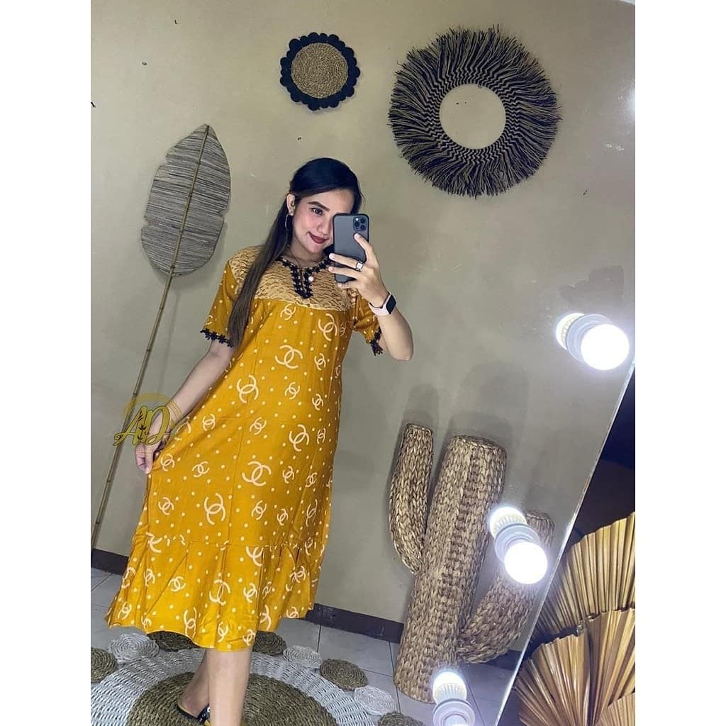 Daster Canela Brukat Kekinin || Daster Brukat || Daster Batik Pekalongan Maju