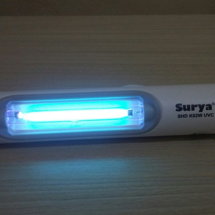 Surya UV Steriliser Lampu Genggam UVC kuman Disinfektan SHD K02W UVC 2WATT