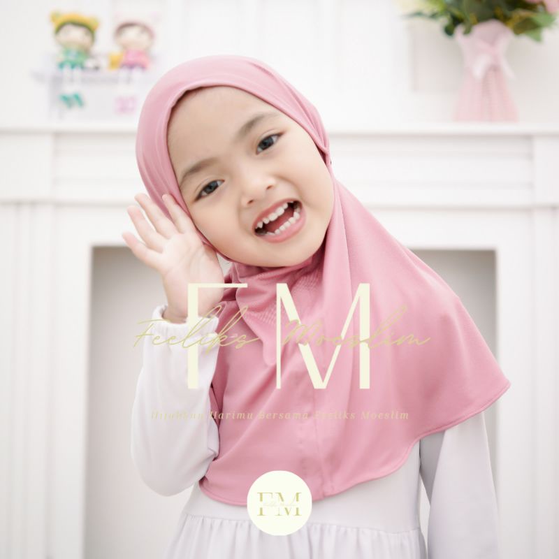 Hijab Anak Bergo / Hijab nyaman lucu murah kualitas PREMIUM