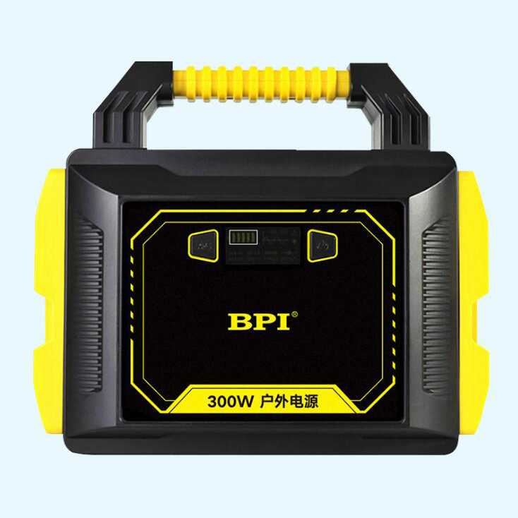 BPI Portable Outdoor Power Supply Station 300W 78000mAh - BPI-OD300-Hitam