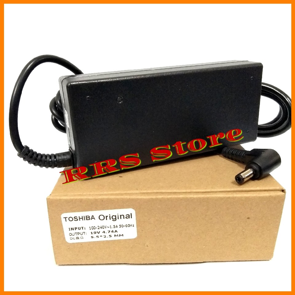 ADAPTOR CHARGER TOSHIBA 19v - 4.74a Original Adaptor laptop toshiba CHASGER TOSHIBA