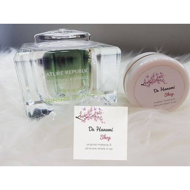 NATURE REPUBLIC GINSENG ROYAL SILK WATERY CREAM SHARE IN JAR