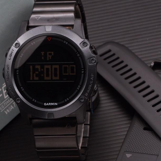 Jam Tangan Pria Keren GARMIN Digital Quality Premium Bonus Strap Black