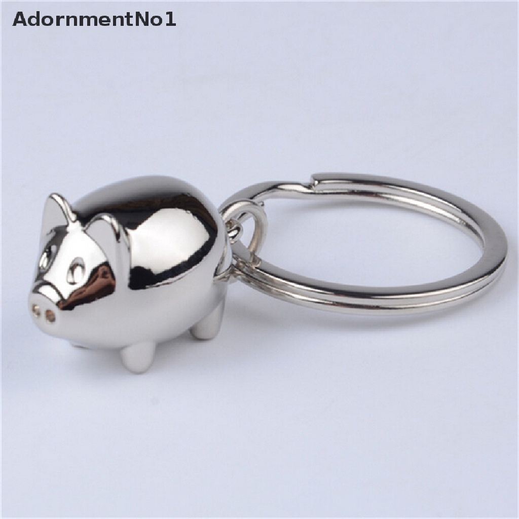 (AdornmentNo1) 1pc Gantungan Kunci Bentuk Babi Mini Lucu