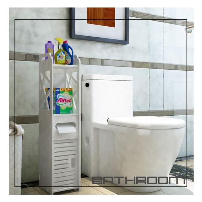 Lemari Kamar Mandi RAK TOILET SHAMPO SABUN TISSUE ALAT2 KAMAR MANDI MURAAAh