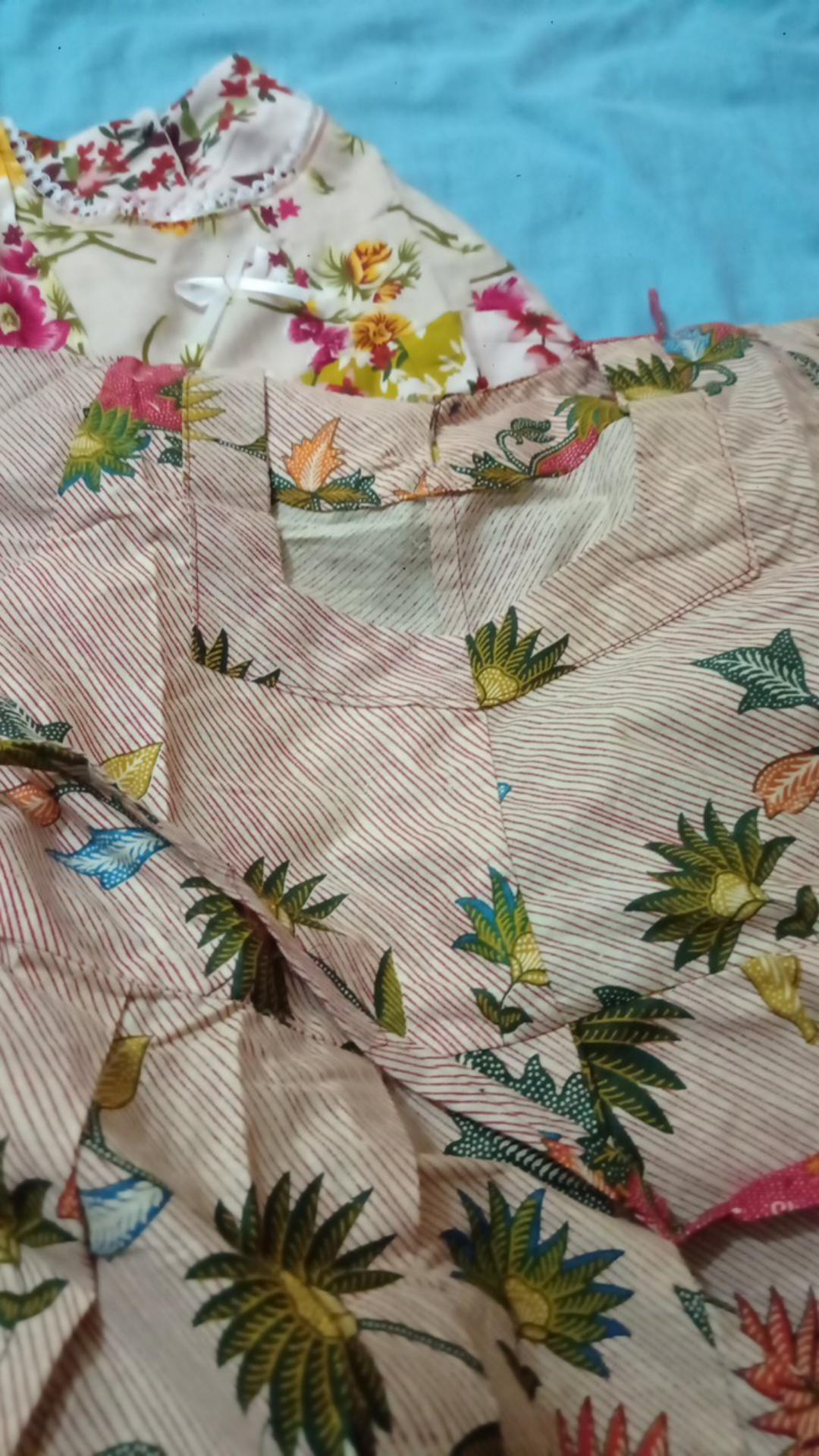 Gamis Batik Anak Usia 2-abg Murah/ Motif Random Sesuai Stok