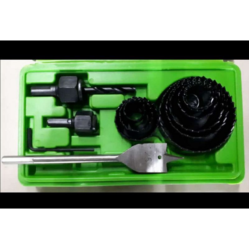 bor kayu set , hole saw kayu set