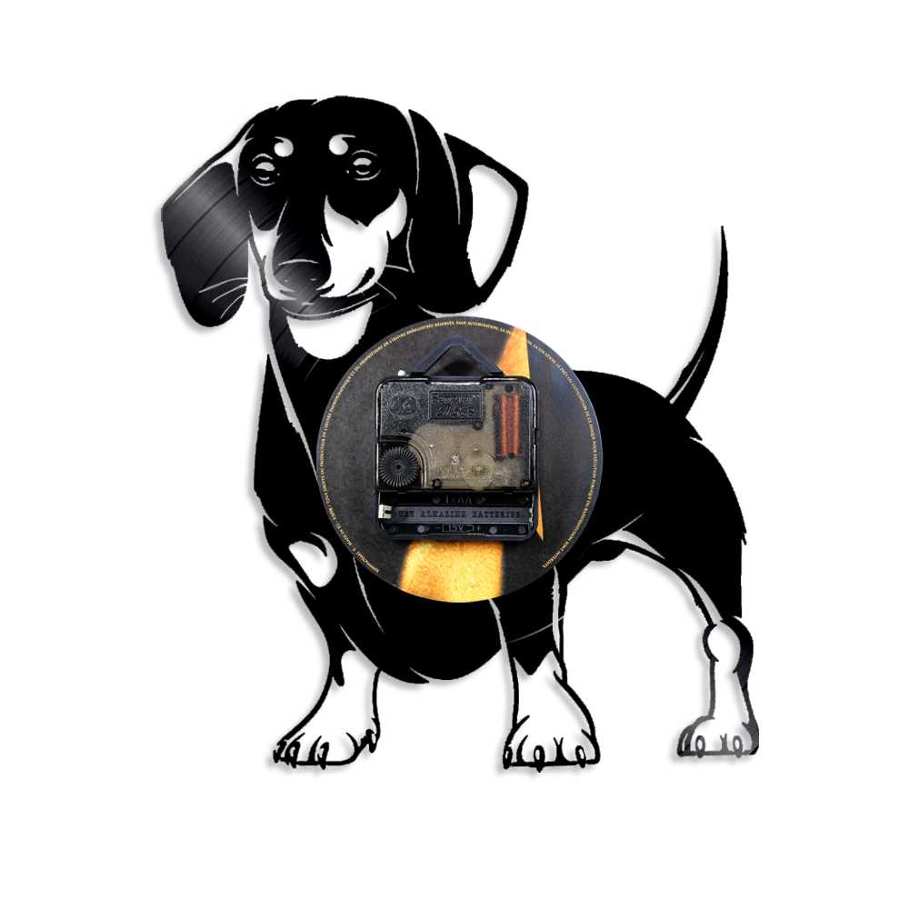 Jam Dinding Quartz Creative Design Model Doggy - NS005