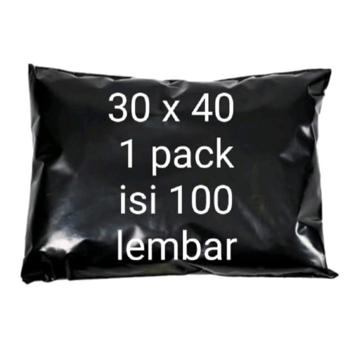 ( TERMURAH ) UK 30 X 40 ISI 5 pcs / PLASTIK HD hitam  / plastik packing online uk 30X40 CM / PLASTIK PACKING ONLINE murah polybag / plastik packing online shop