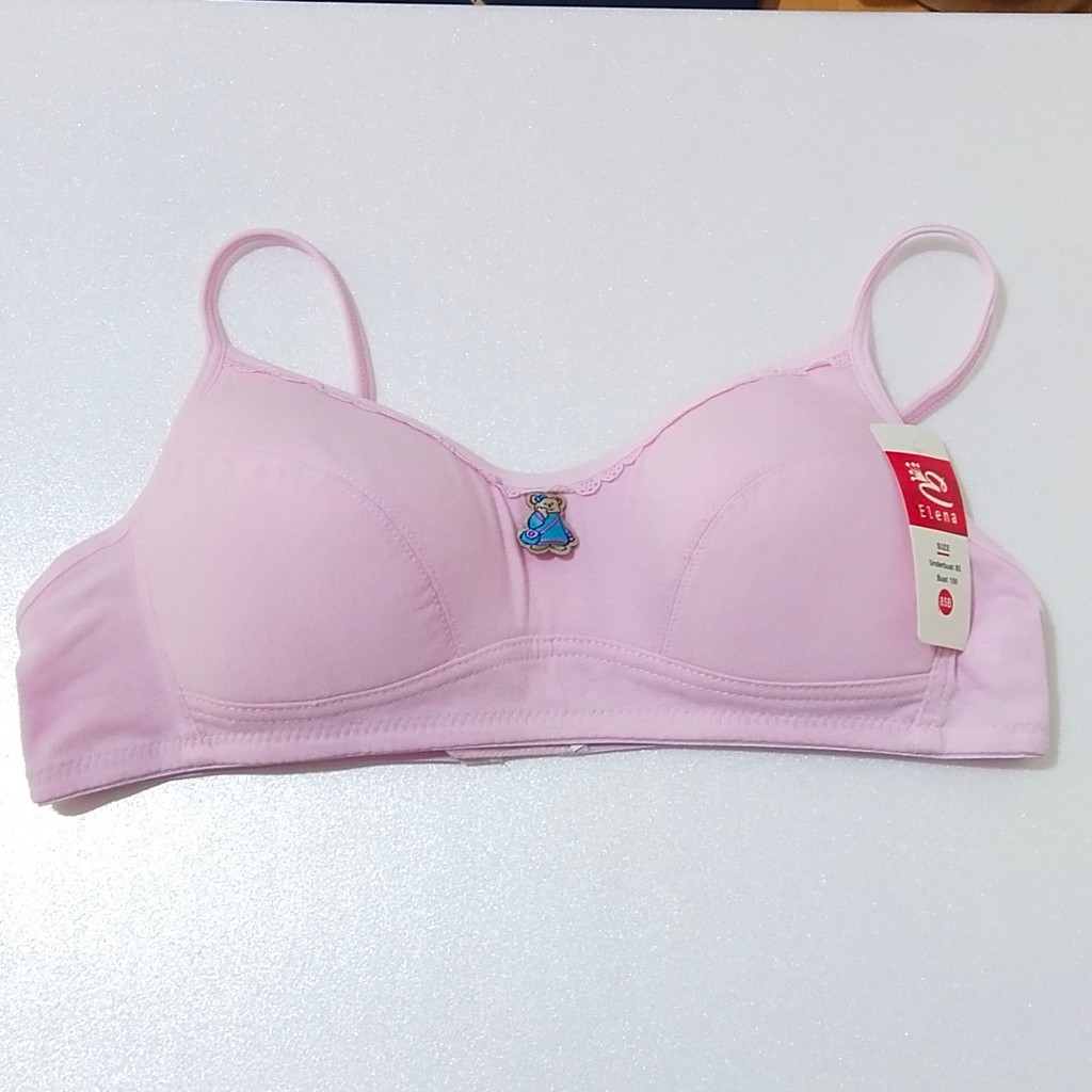 Bra / BH Remaja Elena 4016 (Tanpa Busa, Tanpa Kawat, Kait 2, Cup B)