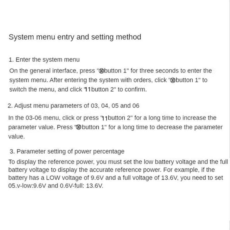 Btsg 9in1 Digital DC- Voltmeter Ammeter Dengan Daya-Persentas Tahan