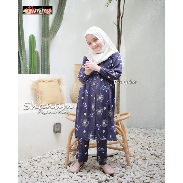 SHANUM PIYAMA KIDS Nudie / Piyama Fania Hijab / Piyama Nayma Hijab ( ready Minggu ke 3 November 2021
