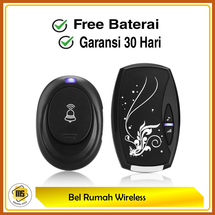 Bel Rumah Wireless Tanpa Kabel Waterproof