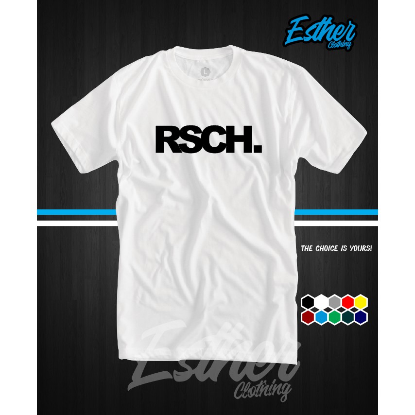 (TERBARU)   Kaos Distro RSCH Sch Research | Baju Pakaian Tshirt Dewasa Katun Combed 30s -Esther