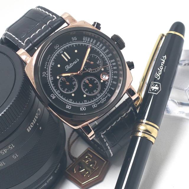 134. Jam tangan branded pria Tetonis 5567 original murah