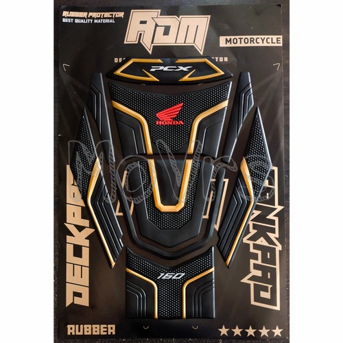 OTOMOTIF AKSESORIS MOTOR KARPET TANKPAD PCX NEW/PCX 160 KARET TIMBUL