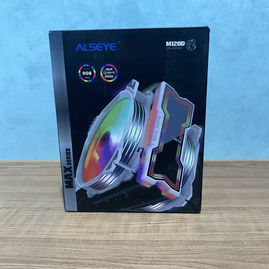 Alseye Fan Processor 4 Pipa MAX M120D RGB - Cpu Cooler Gaming RGB