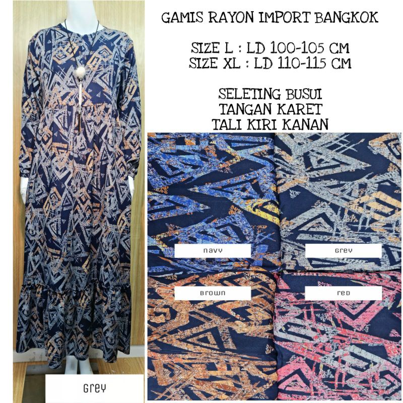 GAMIS RAYON IMPORT BANGKOK