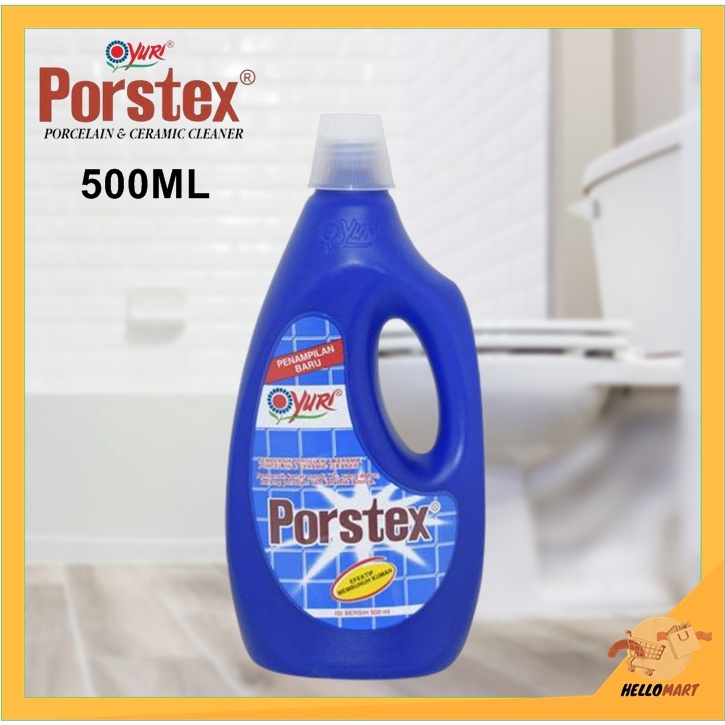 ORIGINAL Yuri Porstex Pembersih Porselen BOTOL 500ml / Pembersih Keramik / HELLOMARTID