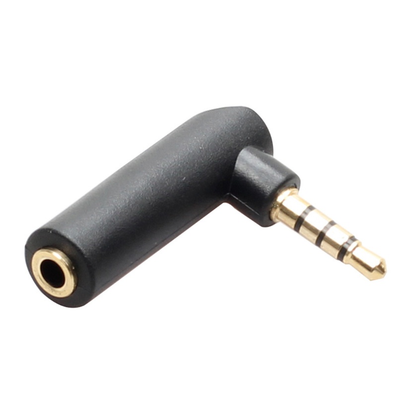 zzz 3.5mm Male to Female 90 Degree Right Angled Adapter Converter for Headphone