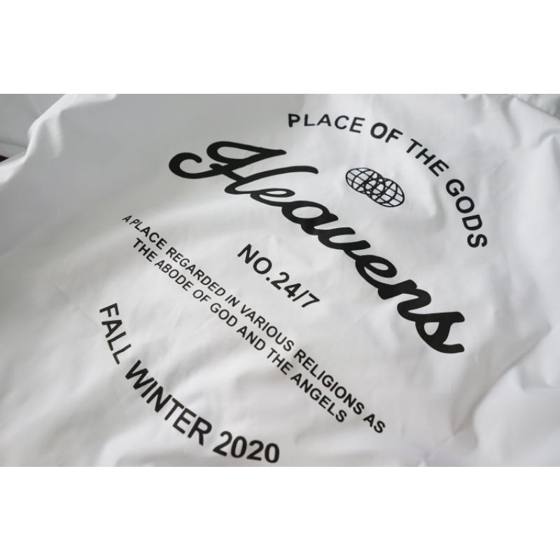 FAILOFFICIAL COACH JACKET - HEAVEN 01 WHITE