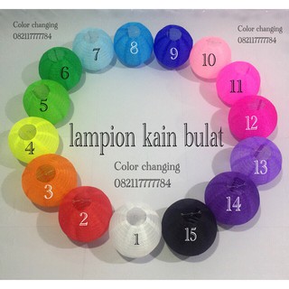 Lampion Kain 30 cm unik | Shopee Indonesia