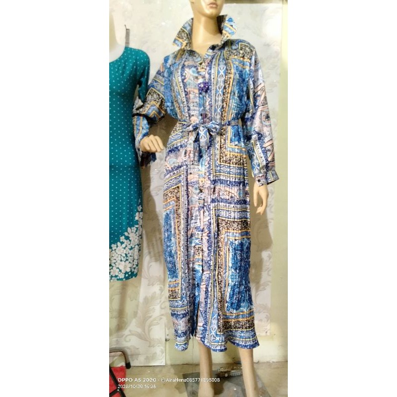 Gamis mewah satin Marbella