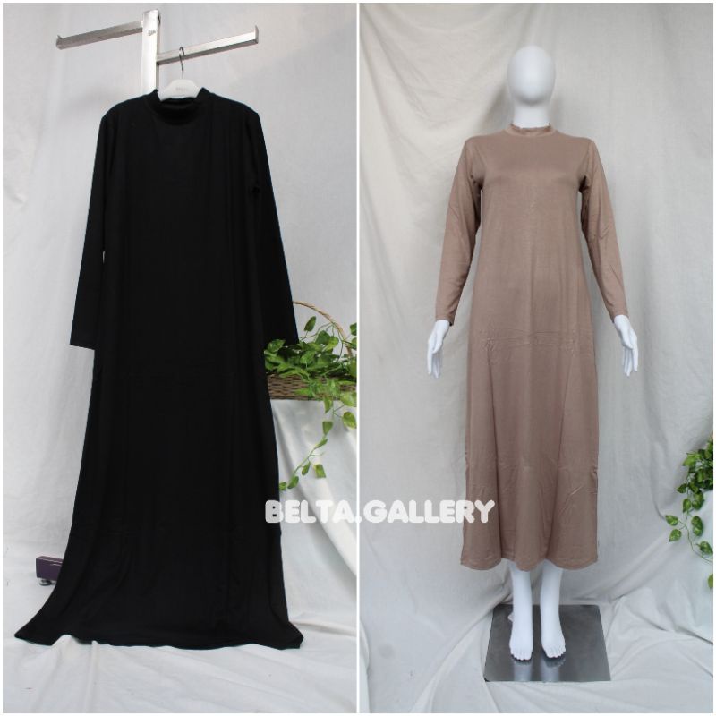 Manset Gamis Lengan Panjang Spandek Premium Tebal fit Standar Sampai Jumbo