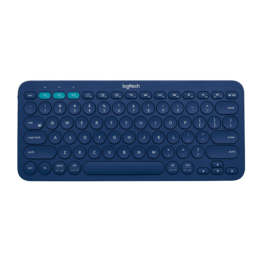 Logitech K380 Bluetooth Keyboard Blue For Windows, Mac, Android, iPad