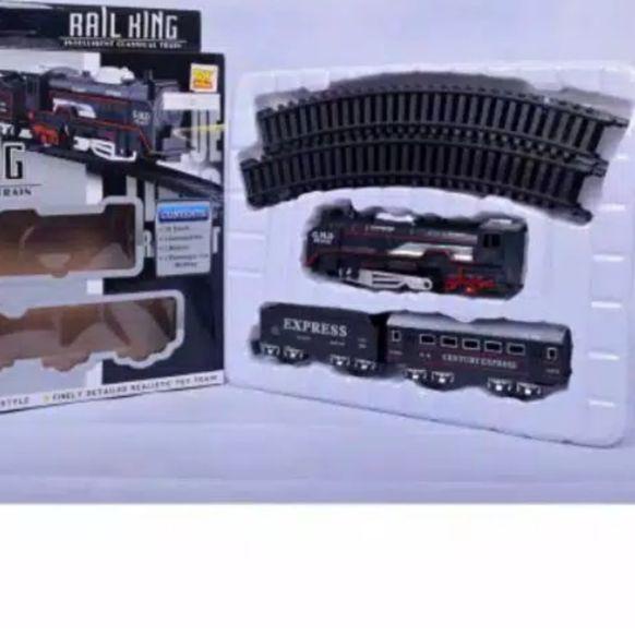 ➻ MAINAN TRAIN SET RAIL KING 13 PCS ☆