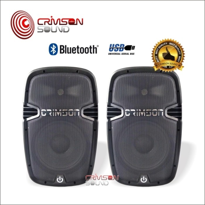 PROMO.. Paket KOMPLIT Speaker 10 inch Portable   mixer CRIMSON CR  210P