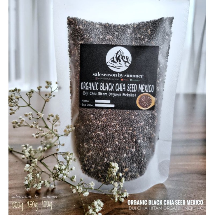 

Chia Seed 100gr Organic Black Chia Seed Mexico