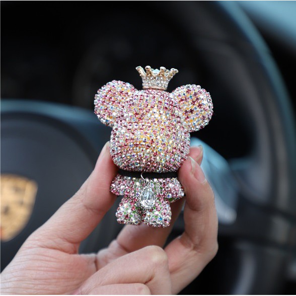 BEARBRICK FULL BLING SERIES Parfum Parfume Pewangi Pengharum Mobil JEPIT AC Excecutive Pastel