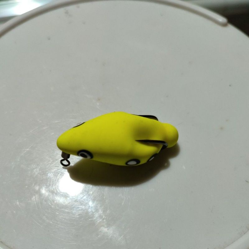 umpan Soft Frog 3 cm dan 2 cm-Geol kuning 3 cm