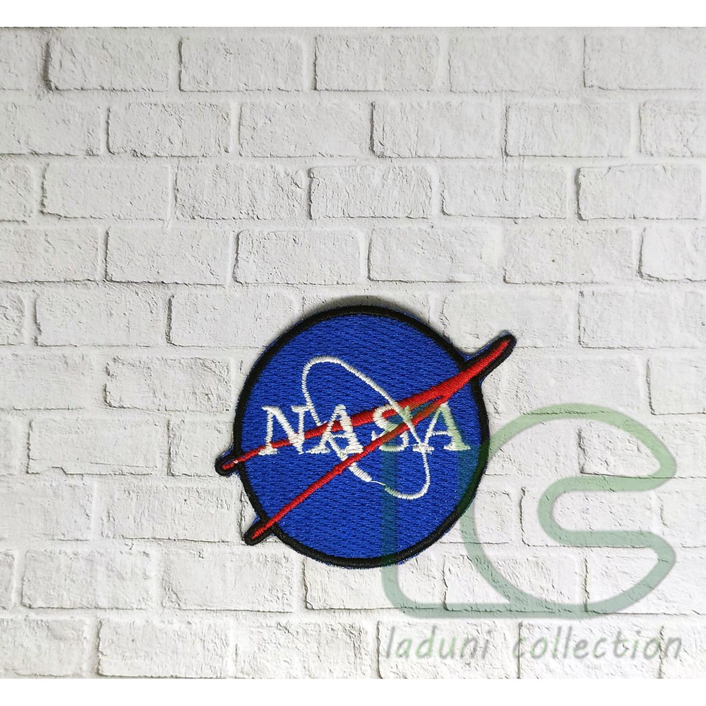 Patch bordir LOGO NASA /Emblem bordir NASA