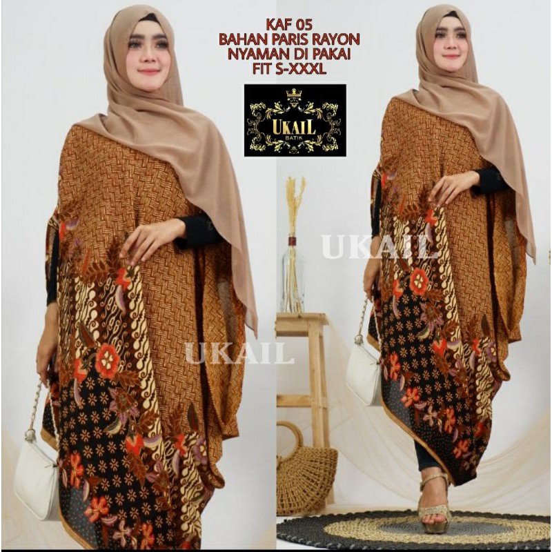 kaftan asimetris batik ukail premium paris