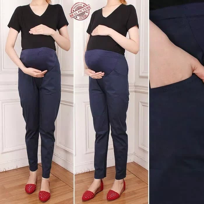 CELANA HAMIL KATUN STREETCH MATERNA PANTS ASEA ORIGINAL MURAH