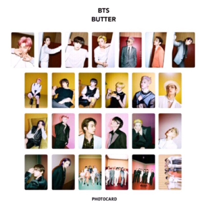 Jual Photocard BTS Butter New Album (1Set isi 25pcs) Shopee Indonesia