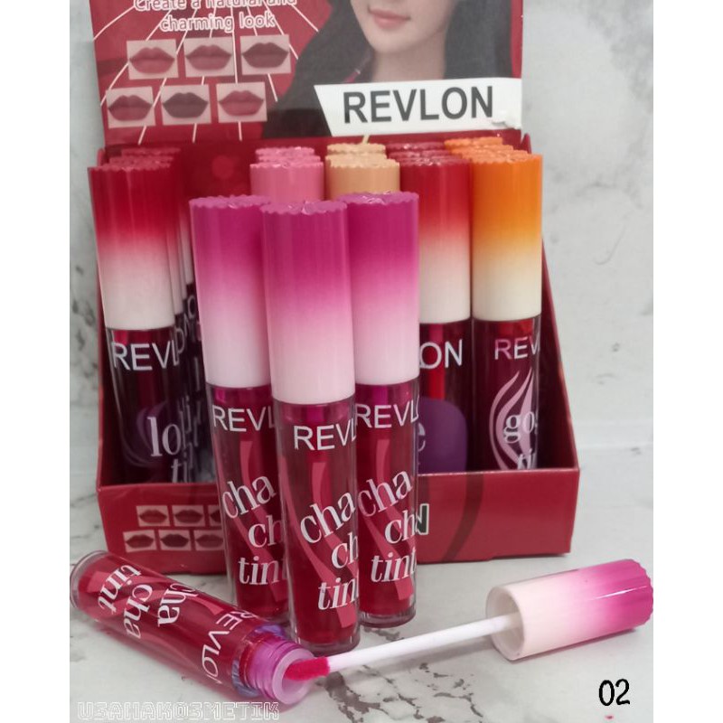 BEST SELLER  LIP TINT  LOVE  REVLON |  LIP TINT BRIGHT COLORS HARUM PERMEN   NO.999 | 70379 -03