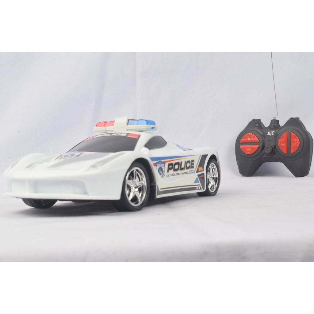 RC MOBIL POLISI FERRARI REMOTE CONTROL FERARI POLICE CAR