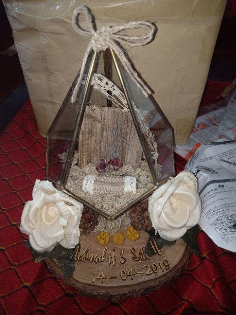 Ring Box /tempat Kalung Terrarium/ Tempat Maskawin/ Maskawin Rustic #box Maskawin #box Cincin