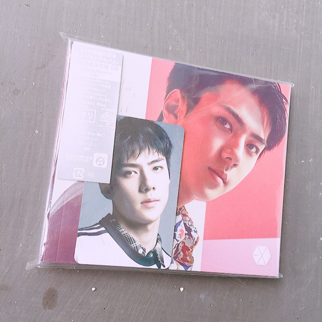 exo japan album countdown sehun cover & photocard