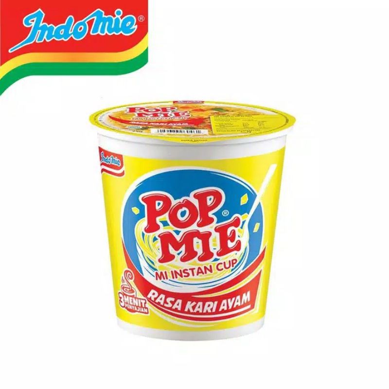 

POP MIE KUAH RASA KARI AYAM 1PC 75G