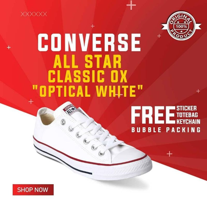 Converse All Star Classic OX Optical White (M7652C)
