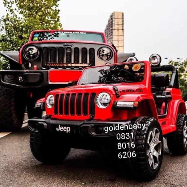 Mobil Mainan Anak Aki Jeep Rubicon Wrangler Lisensi