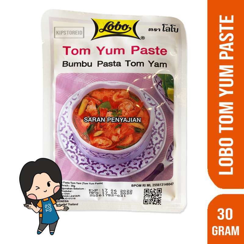 LOBO TomYum Paste 50gr Bumbu Instan Tomyam Thailand Tom Yum